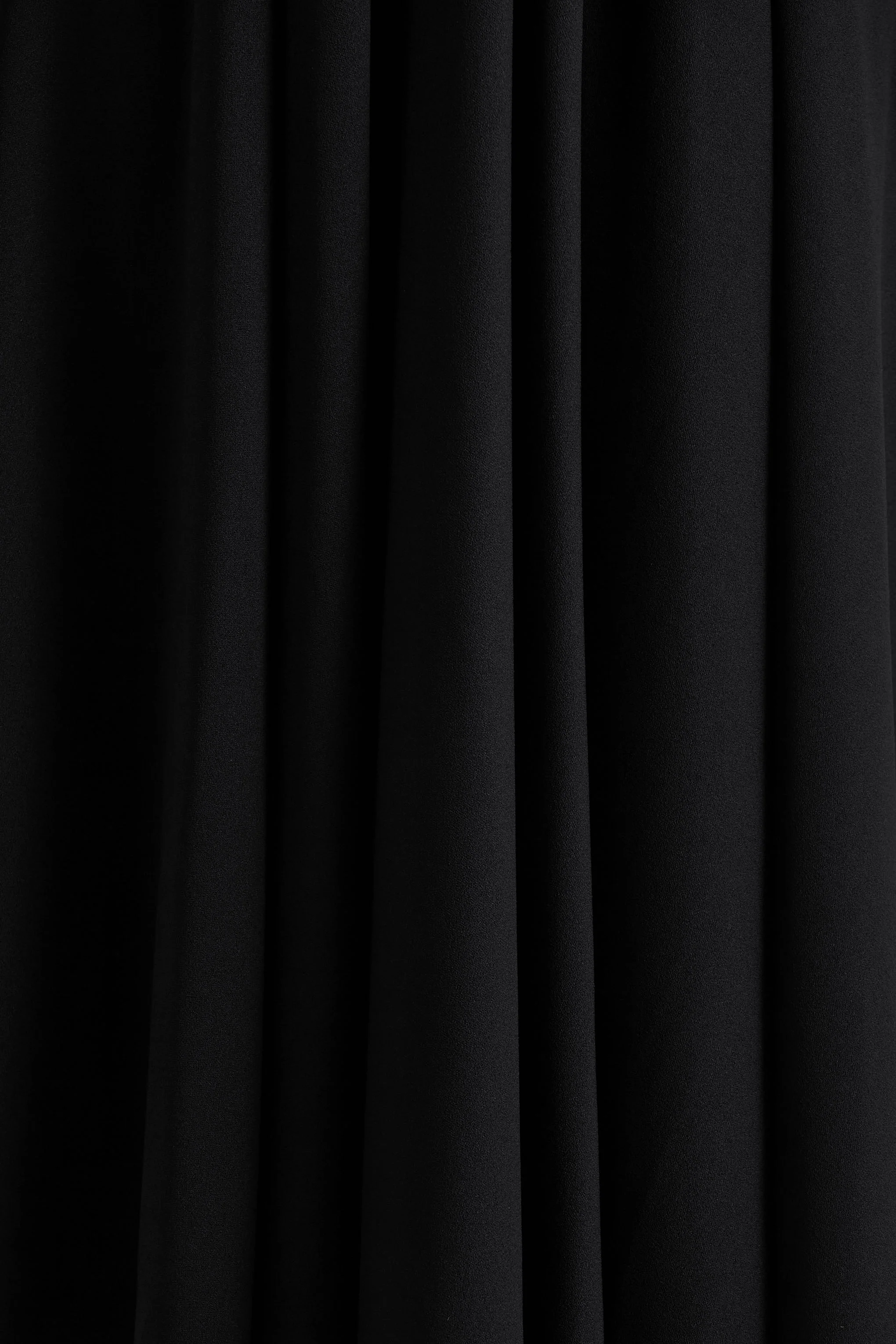 Alison | Black Square-Neck A-Line Midi Dress - Image 6
