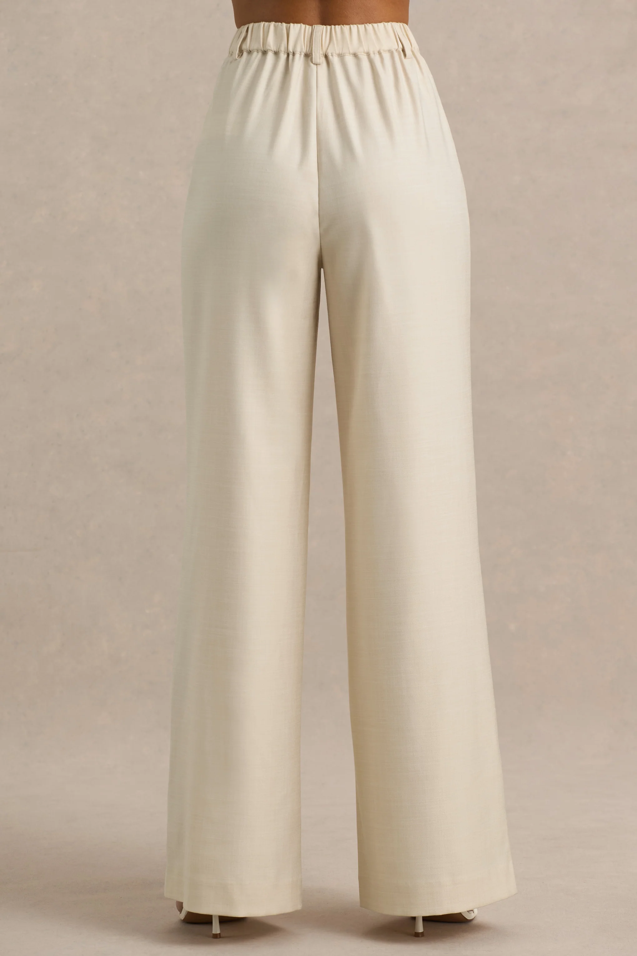 Bellarose | Nude Wide-Leg Trousers - Image 4