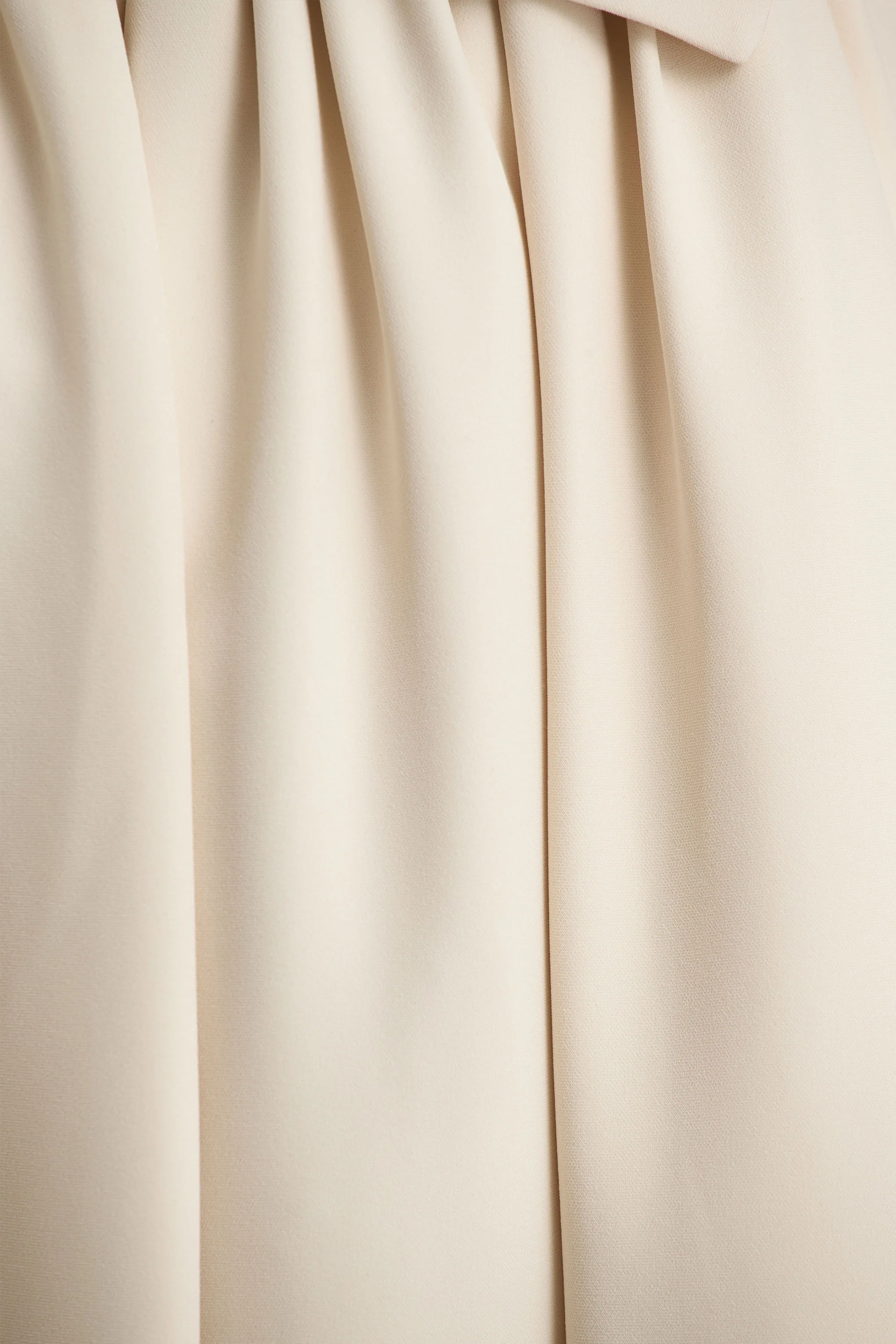 Candice | Cream Bandeau Volume Midi Dress With Back Bow Detail - Image 6