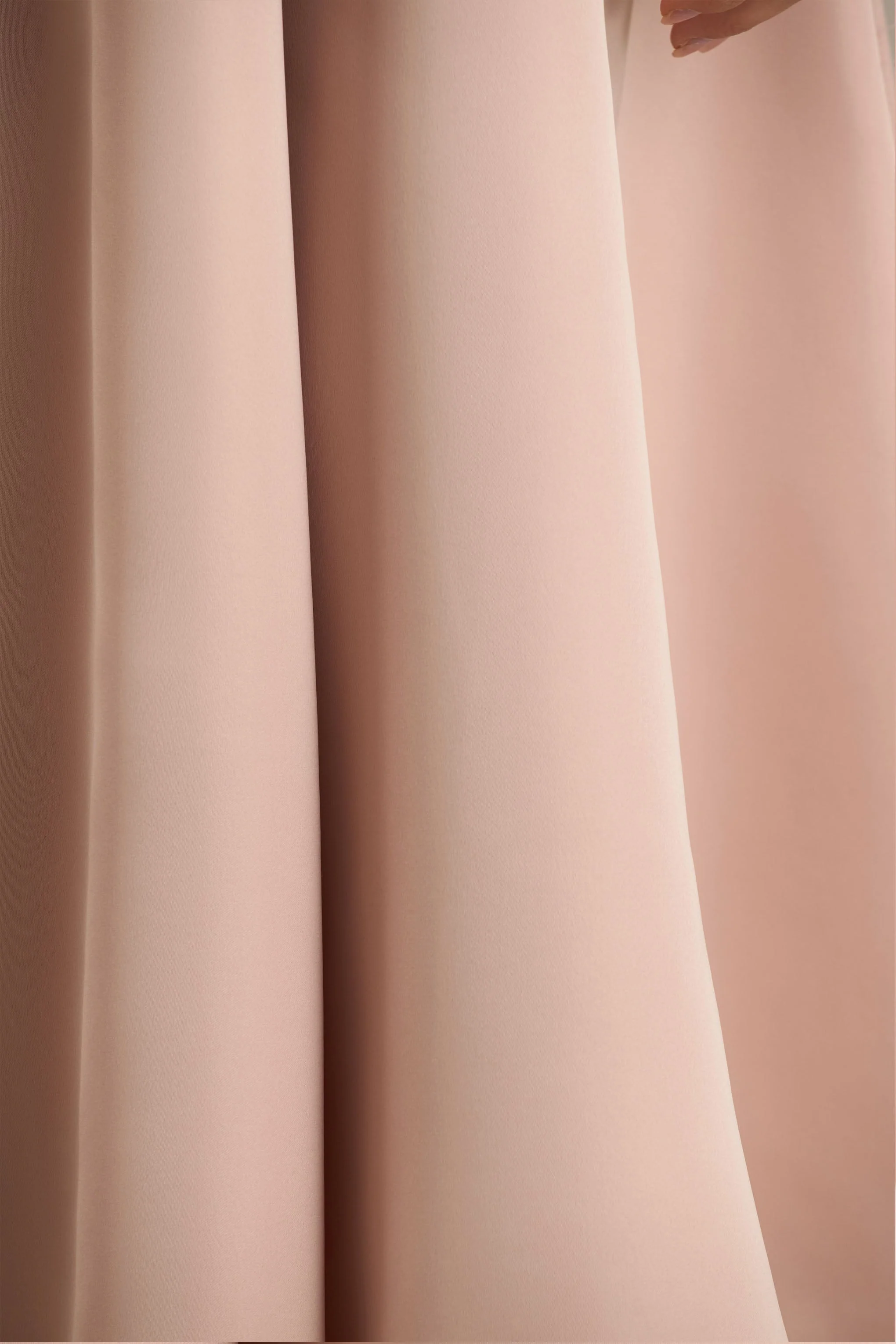 Mally | Rose Pink Satin Sweetheart A-Line Midi Dress - Image 7